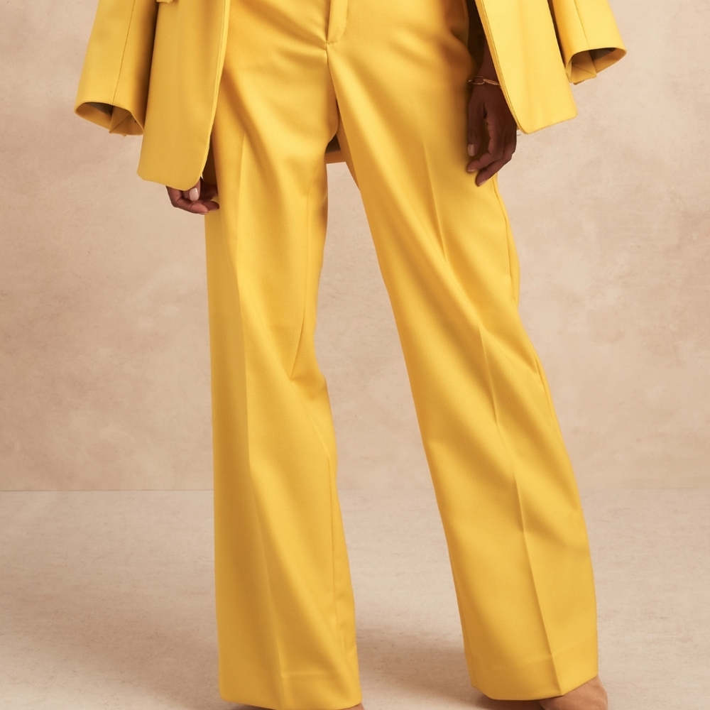 Gorgeous Wide Leg Italian Wool Pant